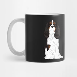 Cavalier King Charles Spaniel Tri-Color Mug